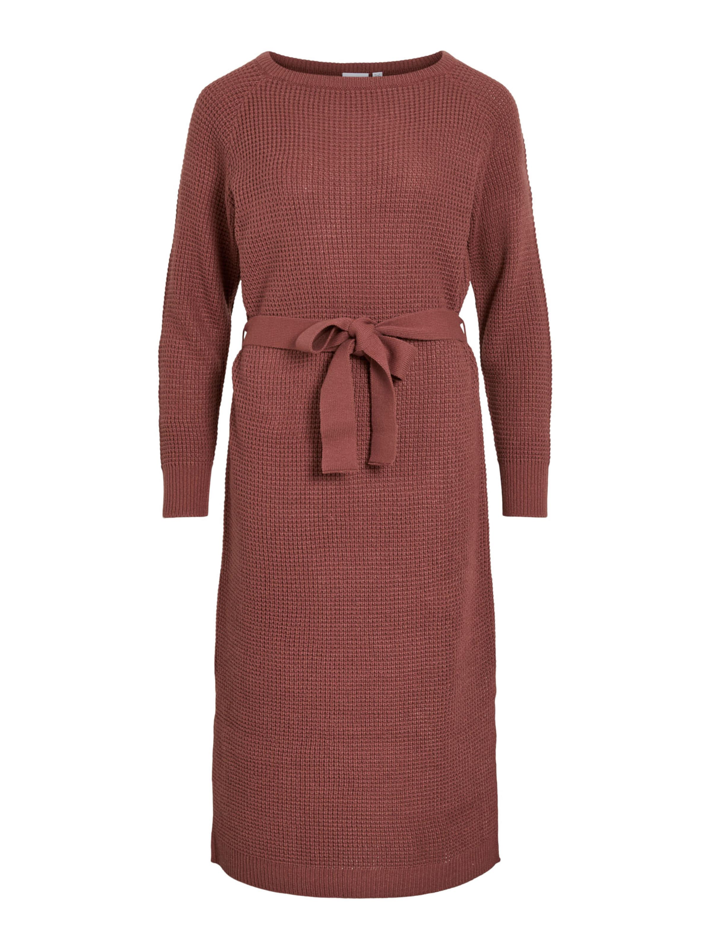 

VILA Вязаное платье 'VIBUBBA' в цвете бордо