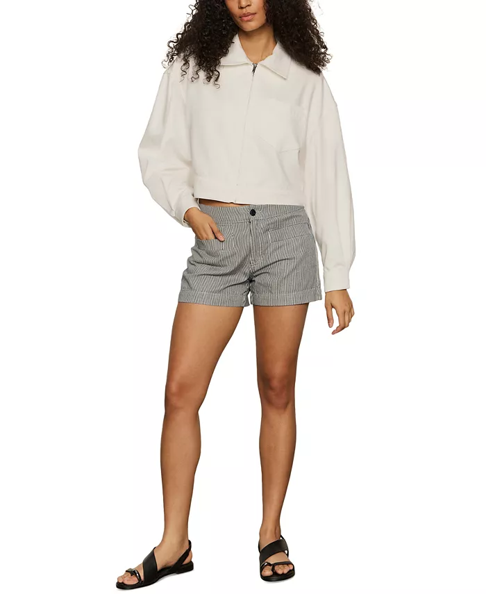 

Женская укороченная куртка Paper Boy на молнии спереди Sanctuary, белый