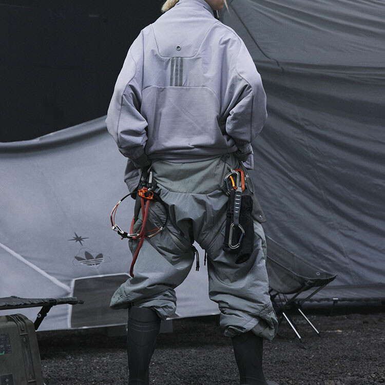 Толстовка мужская Adidas Originals HAMCUS X Capsule Collection Glory Grey — фото 3