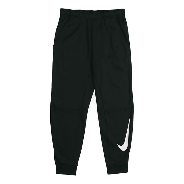 

Спортивные штаны Nike Therma Tapered Swoosh Fleece Lined Sports Training Long Pants Black, черный
