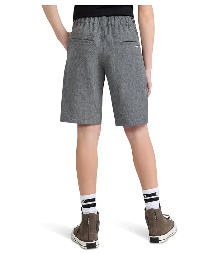 Шорты с эластичной поясной резинкой Elastic-Back Walkshorts Hurley Kids, Black — фото 3