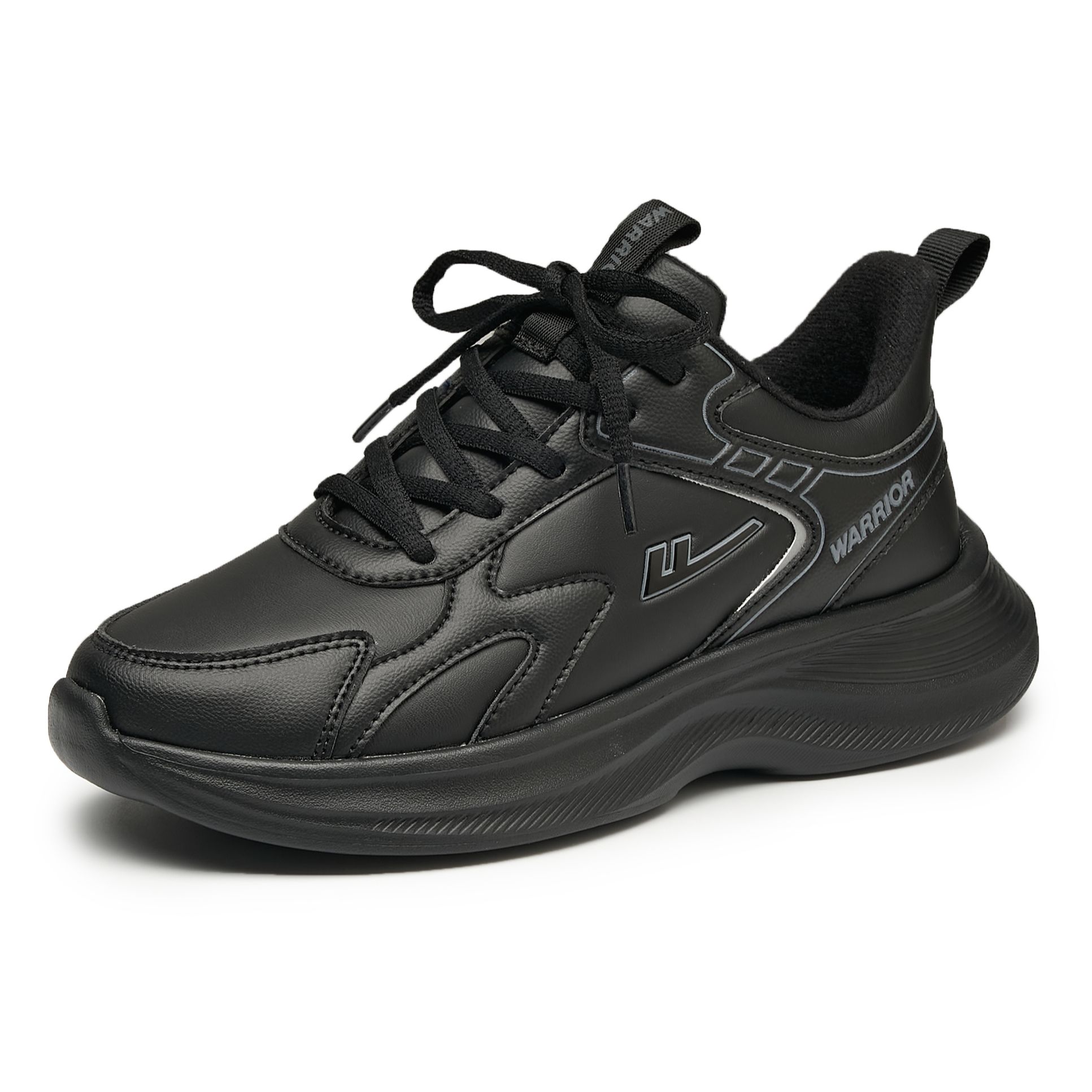 Кроссовки для бега Unisex Low top WARRIOR, all черный — фото 3