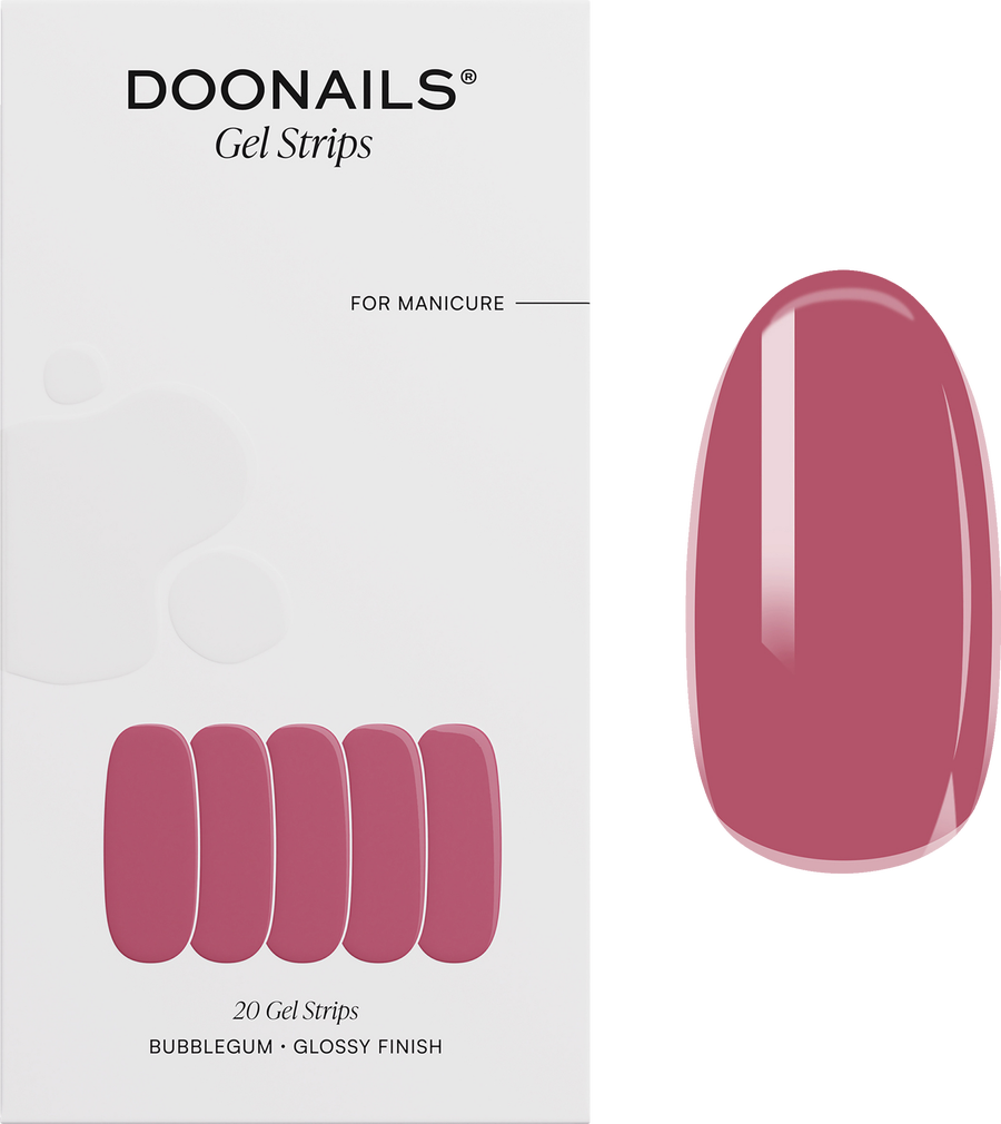 

УФ-лак для ногтей Doonails UV Gel Strips Bubblegum