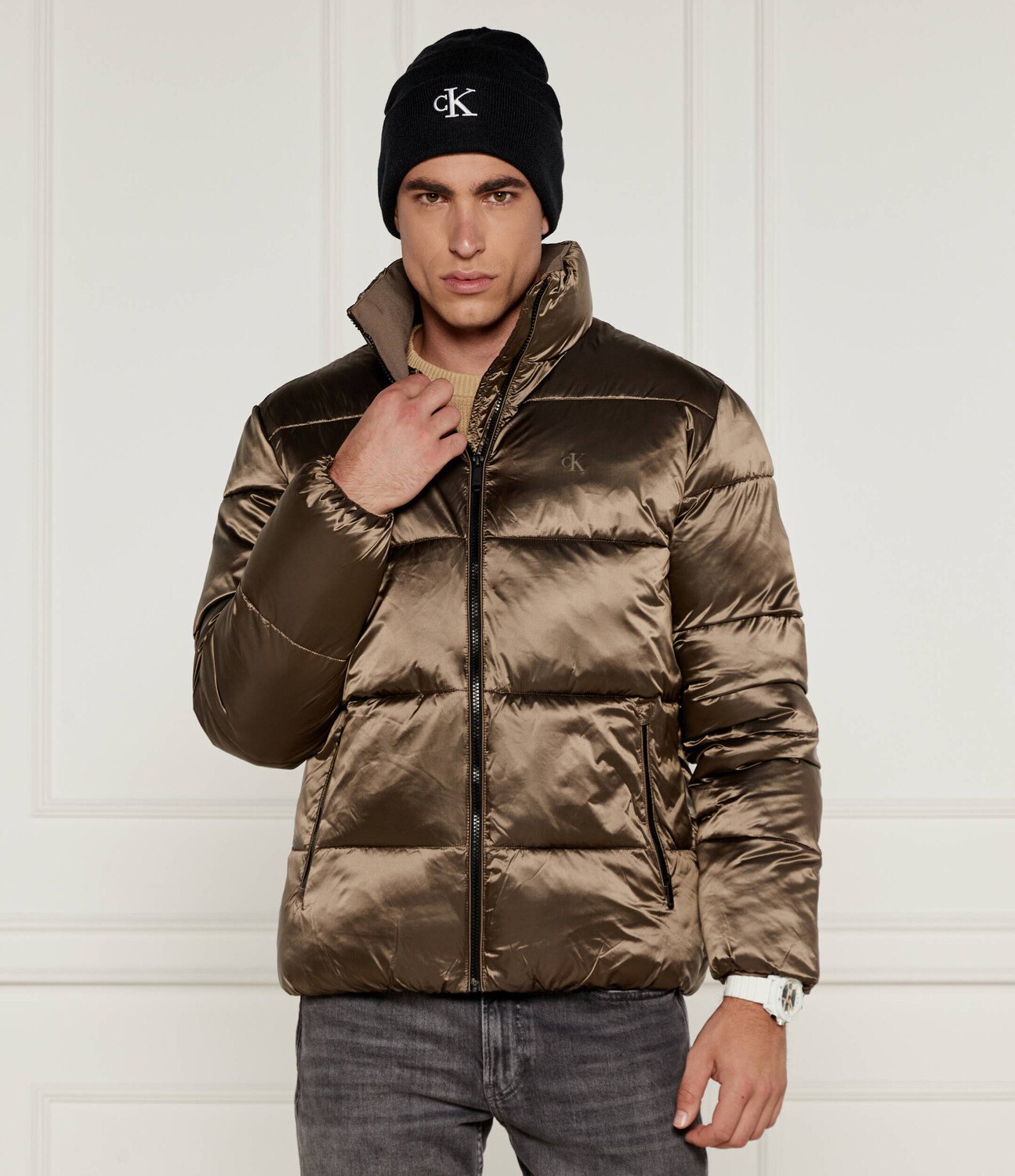 

Куртка CALVIN KLEIN JEANS Regular Fit, коричневый