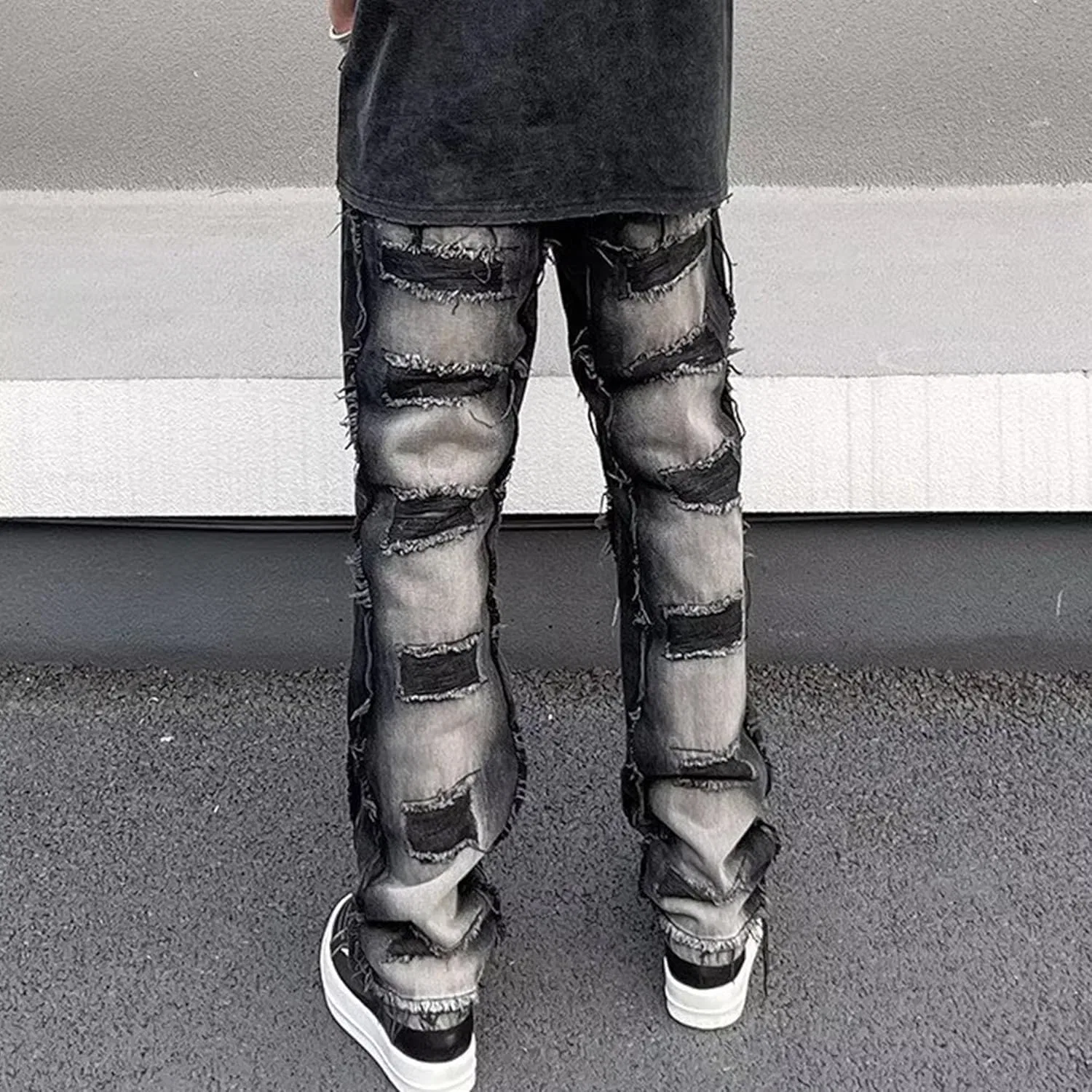 Джинсы рваные Black — фото 3