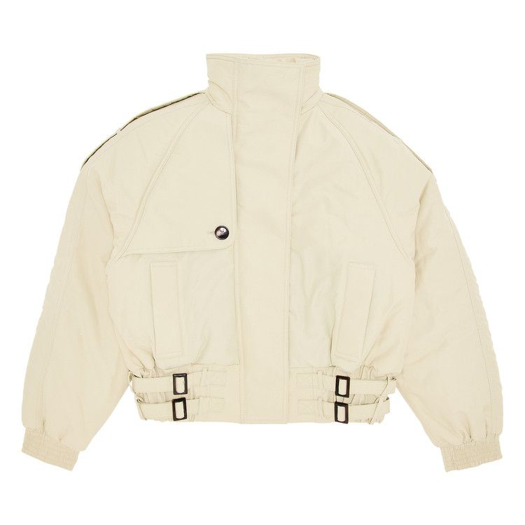 

Куртка Marine Serre Regenerated Gabardine Twill Bomber Jacket, Beige