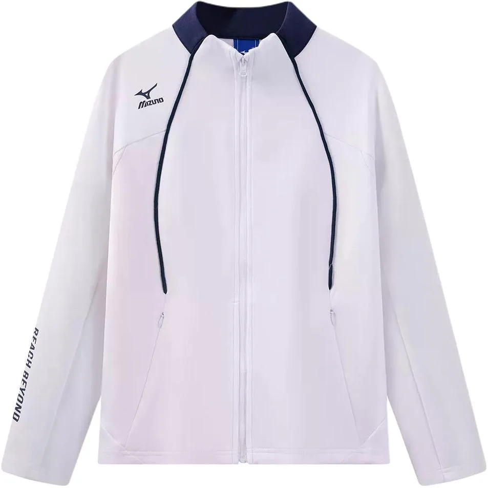 Детская куртка с воротником стойкой Mizuno, черный — фото 3