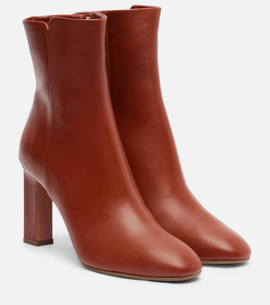 Кожаные ботинки по щиколотку Sellier 85 Aquazzura, Rich Cognac