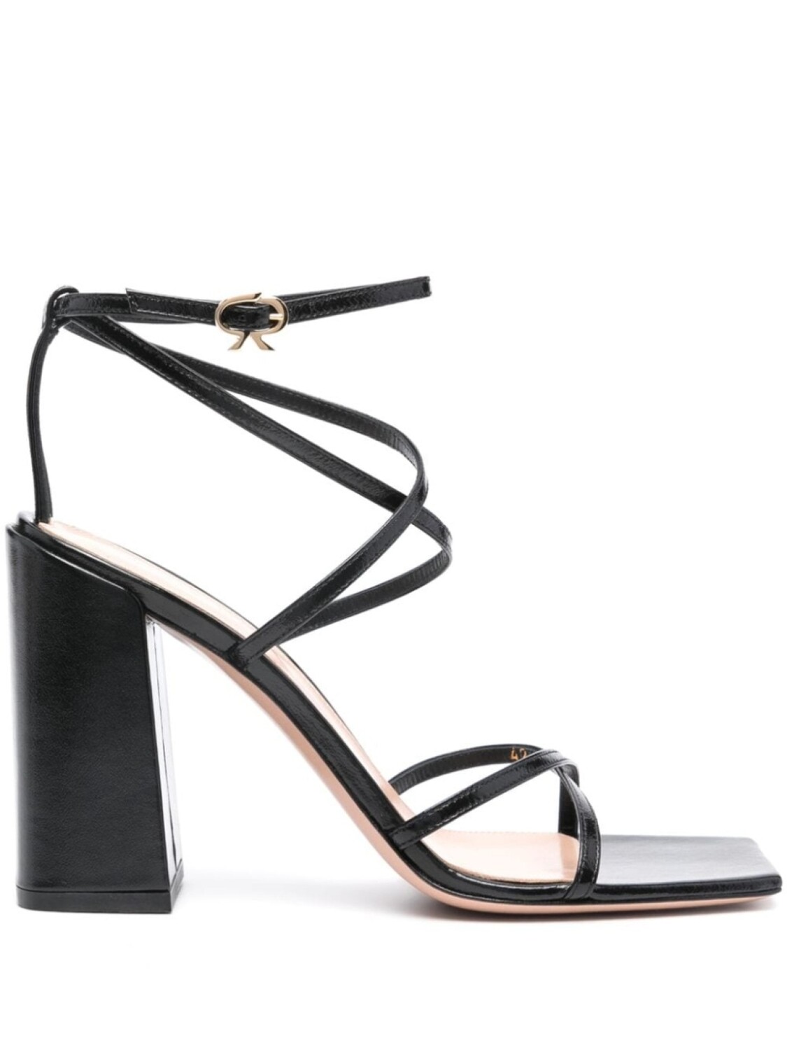 

Gianvito Rossi босоножки на блочном кабулке, черный