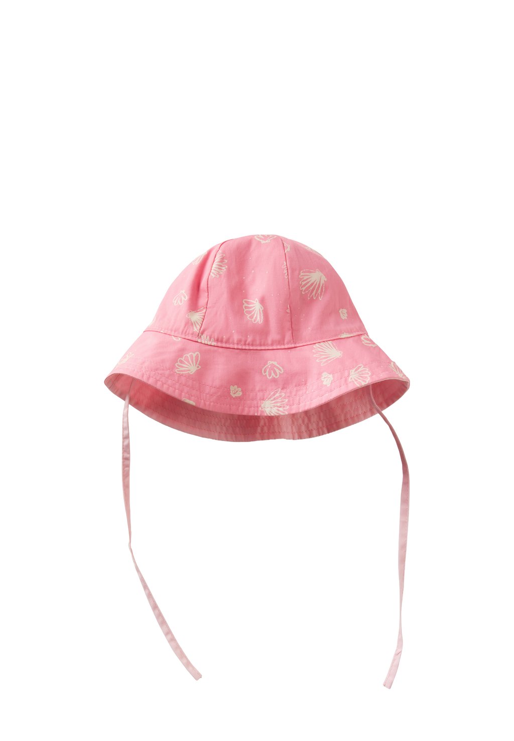 

Шляпа REVERSIBLE WITH BEACH PRINT United Colors of Benetton, фуксия