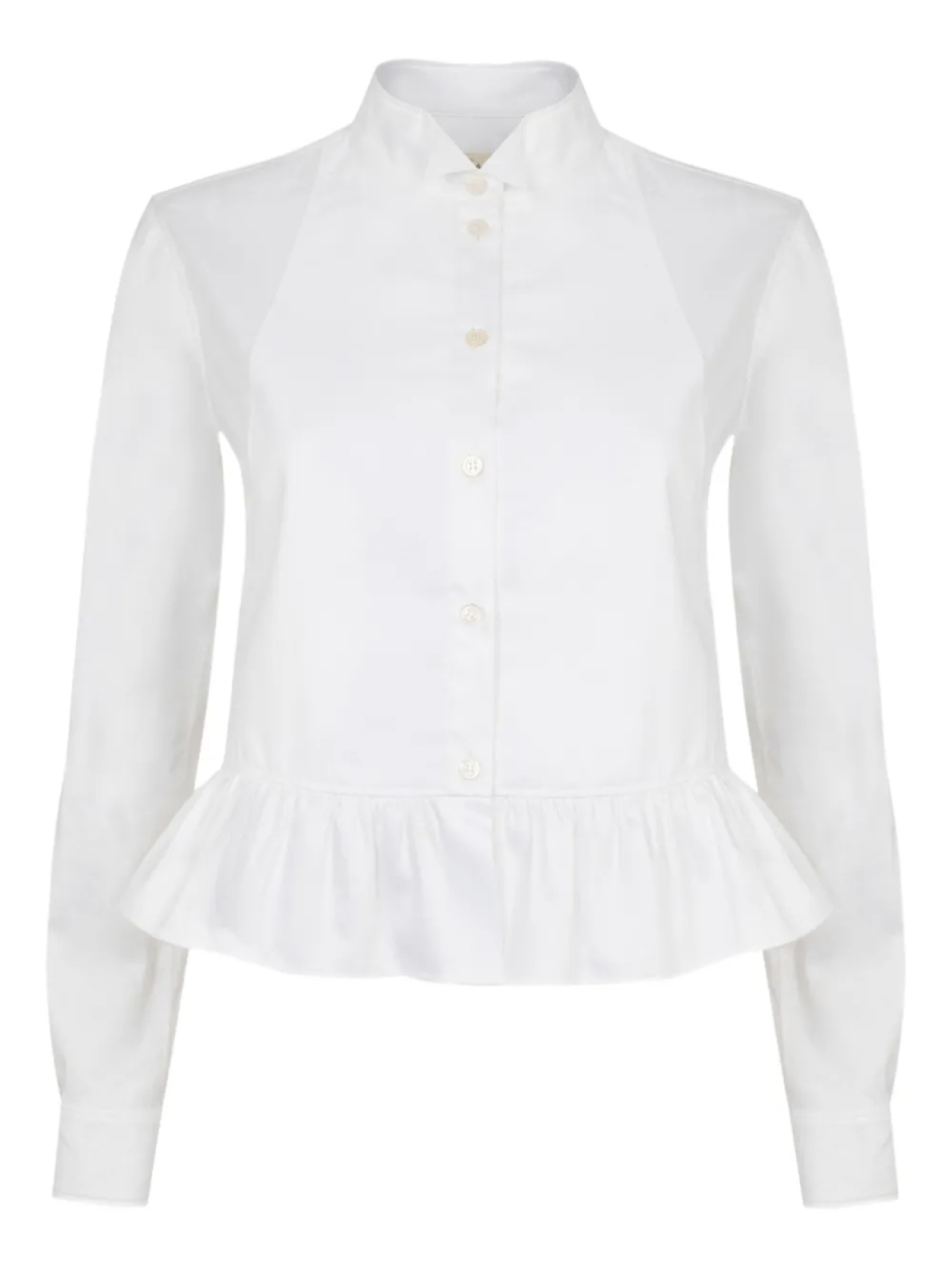 

Июньская рубашка с баской Temperley London, белый