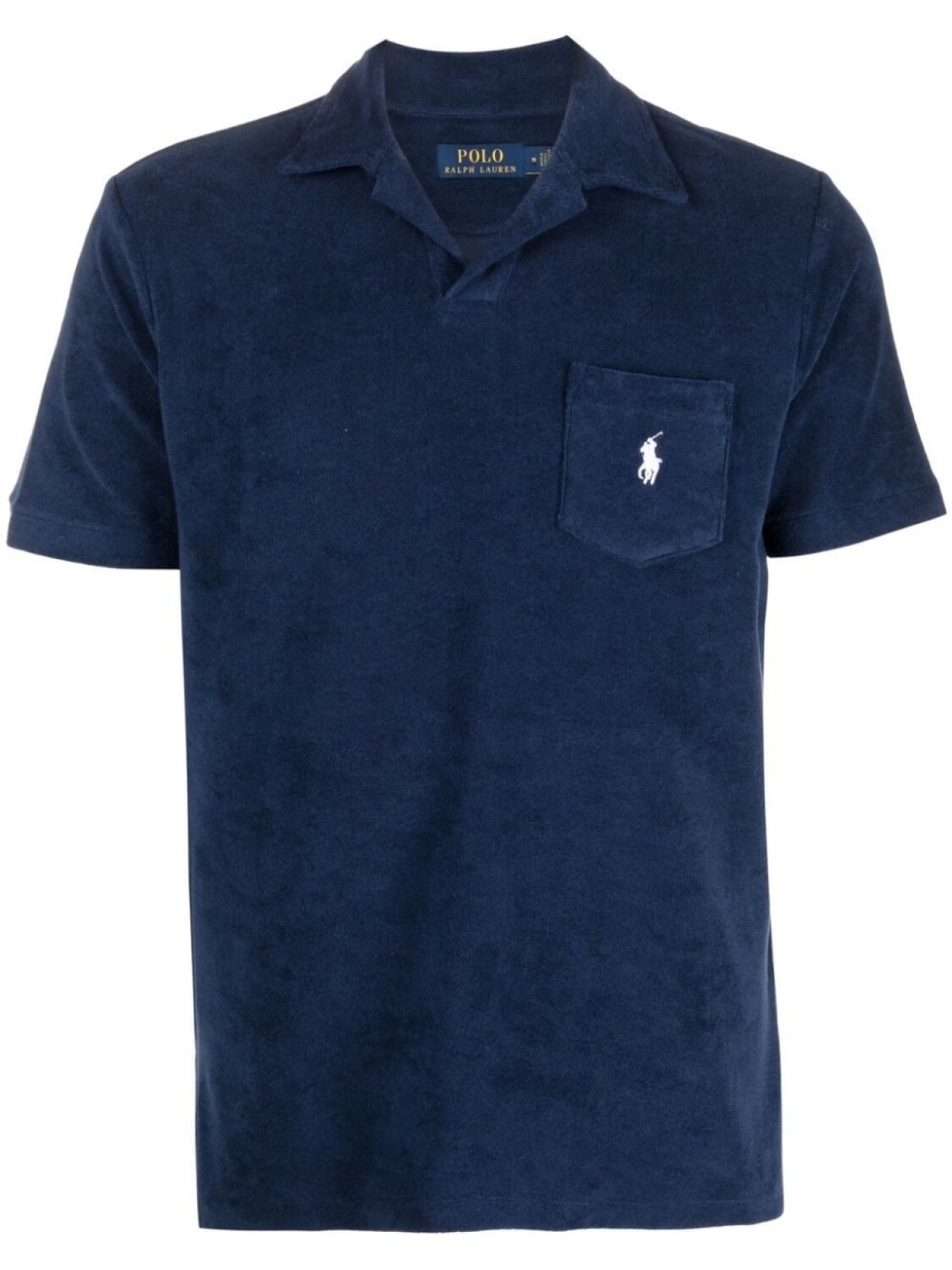 

Polo Ralph Lauren рубашка поло с карманом и нашивкой-логотипом, синий