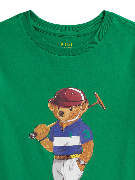 Футболка regular fit 322A96607001 Polo Ralph Lauren, зеленый — фото 3