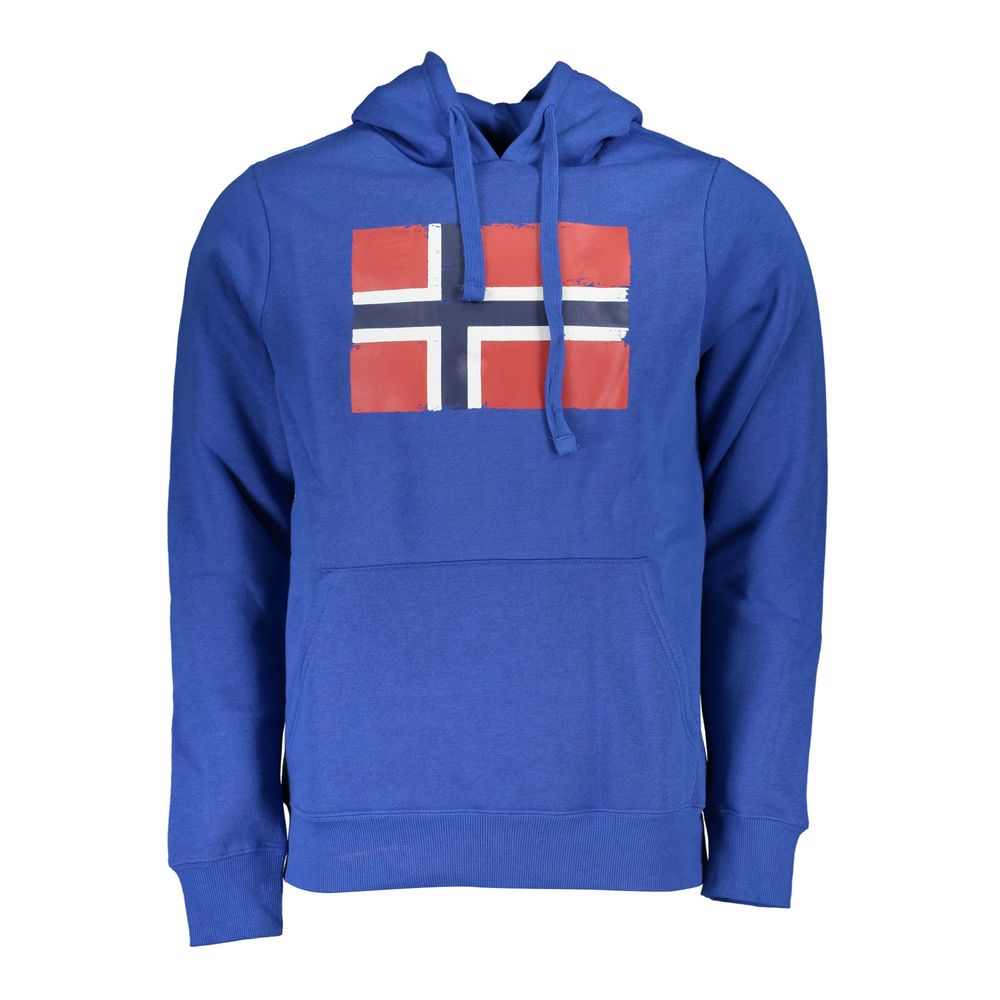 

Синий хлопковый свитер Geographical Norway