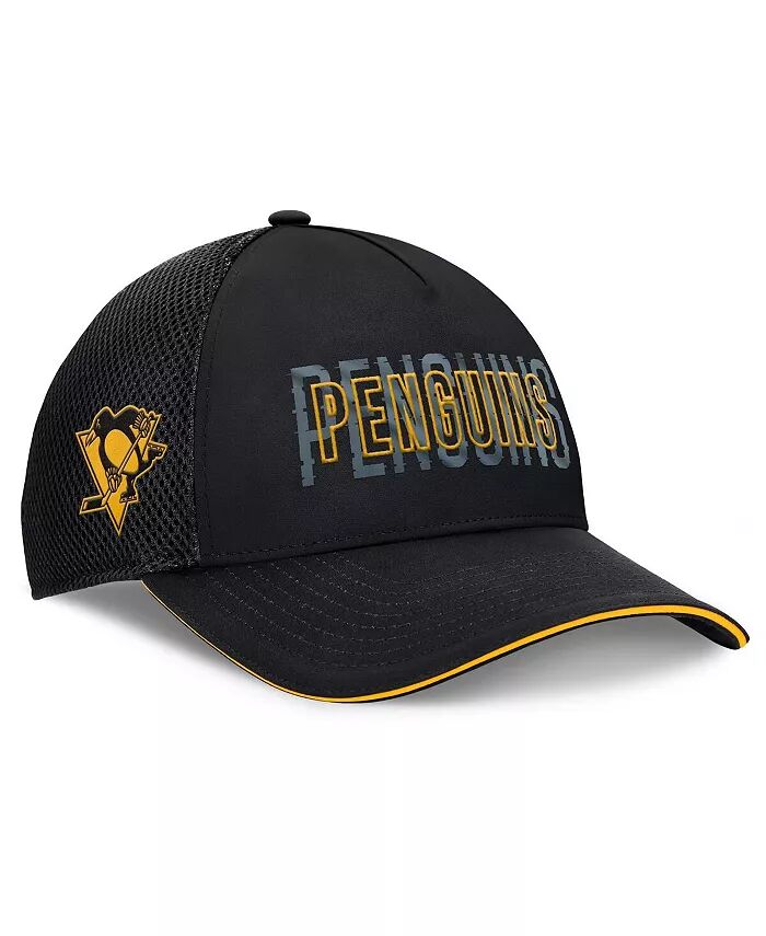 

Мужская черная бейсболка Pittsburgh Penguins Fundamental Flex Fanatics