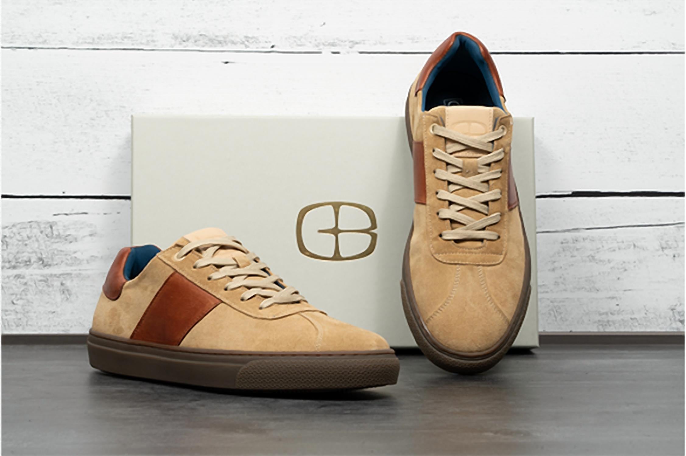 

Мужские кроссовки The Jolt в бежевом замше G. Brown