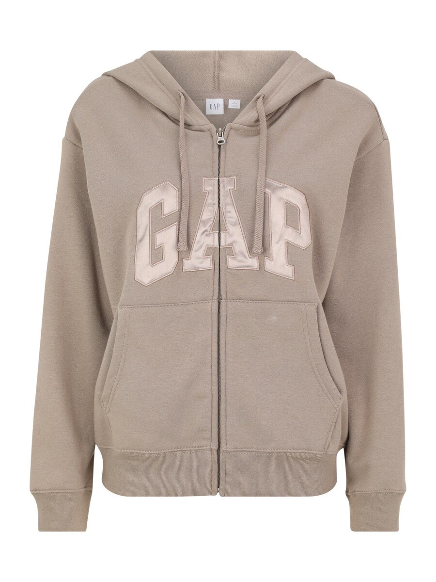 

Худи с капюшоном на молнии Gap Petite HERITAGE, Light brown