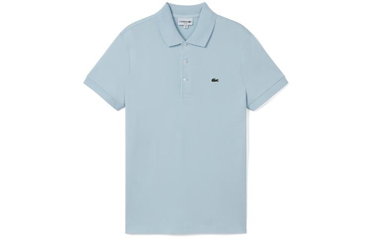 

Рубашка поло мужская светло-синяя Lacoste, светло-голубой
