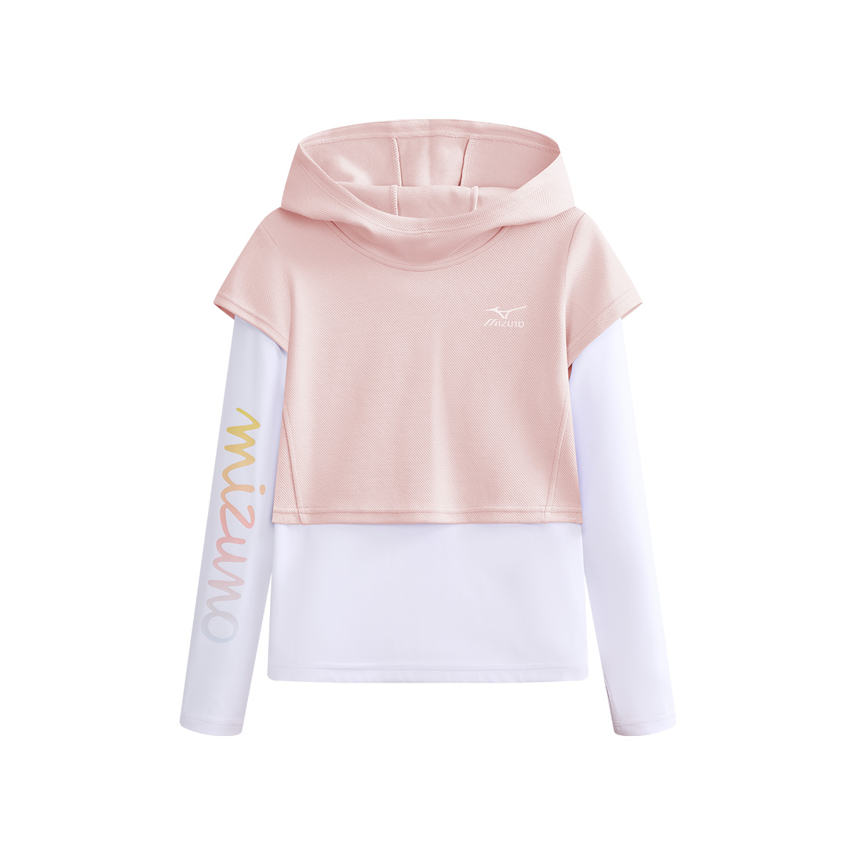 

Детская толстовка Mizuno, Quartz Pink