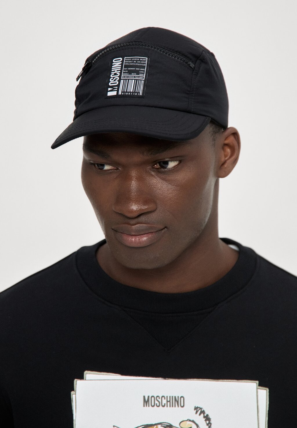 

Бейсболка CAPPELLO UNISEX MOSCHINO, черный