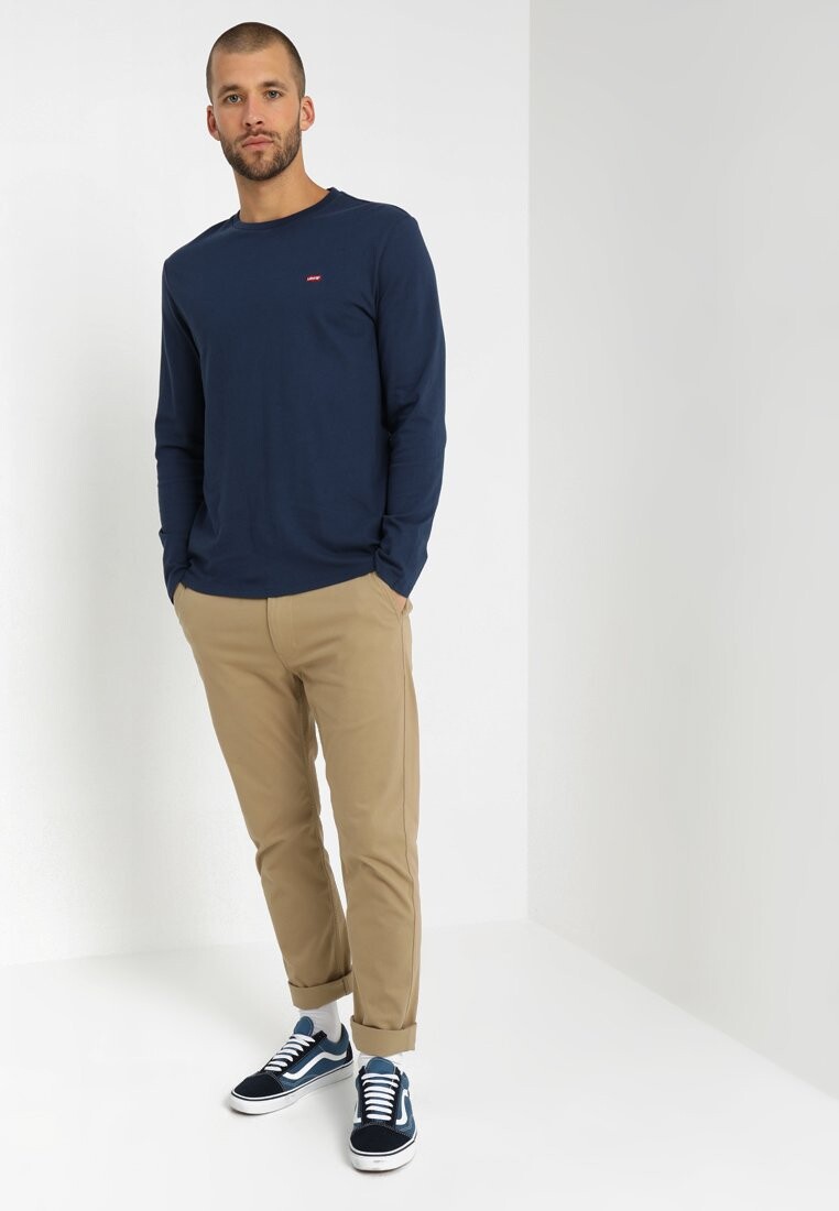 Футболка с длинным рукавом Original Tee Levi's, цвет dress blues — фото 2