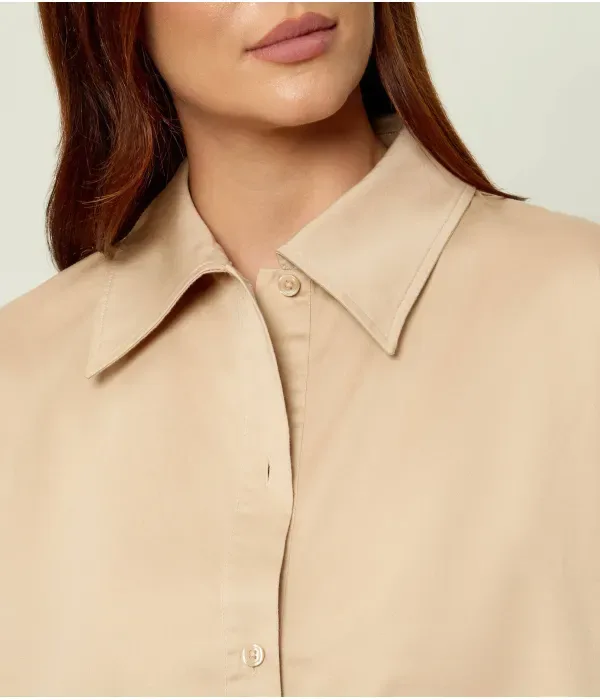Футболка C_Balembroi loose fit Boss Orange, бежевый — фото 4