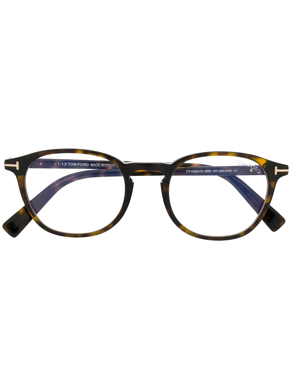 

Классические очки в круглой оправе TOM FORD Eyewear, коричневый