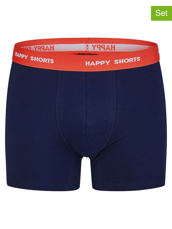 

Happy Shorts Комплект из 2 штук: боксерские трусы темно-синего цвета