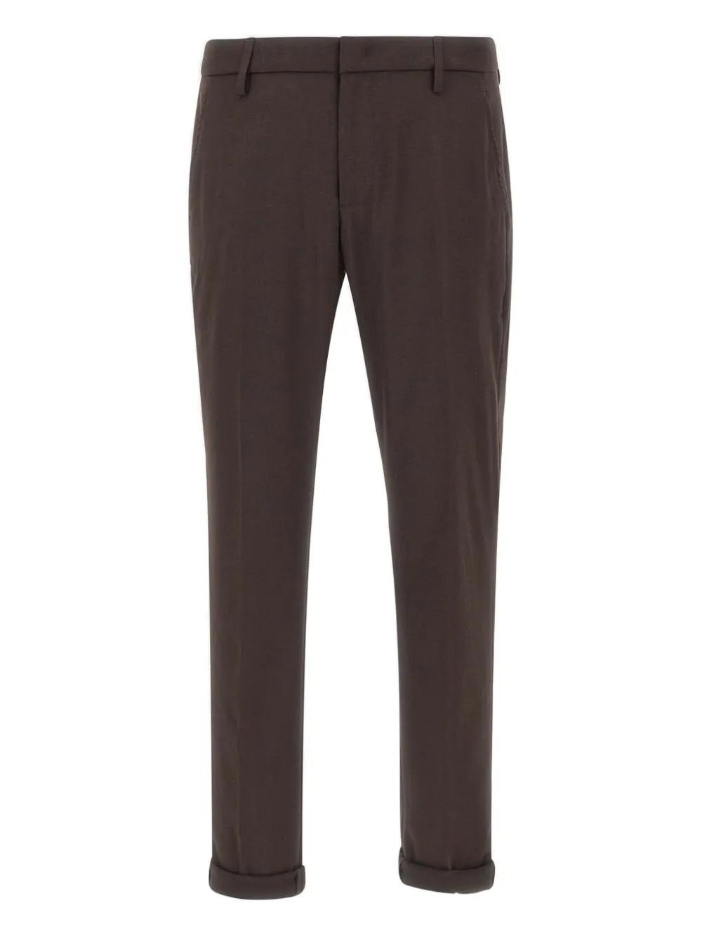 

Брюки с пуговицами и логотипом Dondup, коричневый