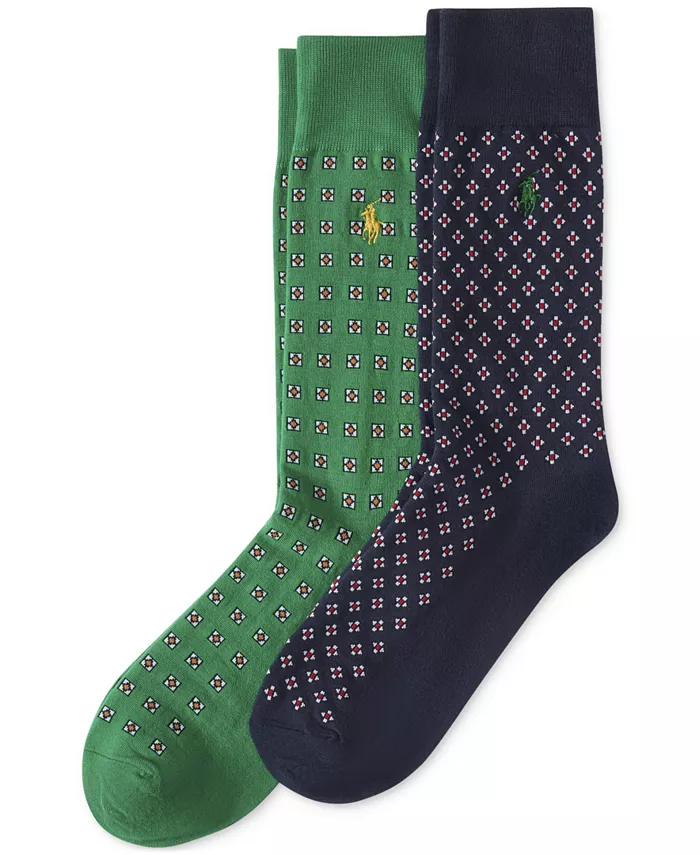 

Мужские носки Foulard Slack, 2 пары Polo Ralph Lauren, синий