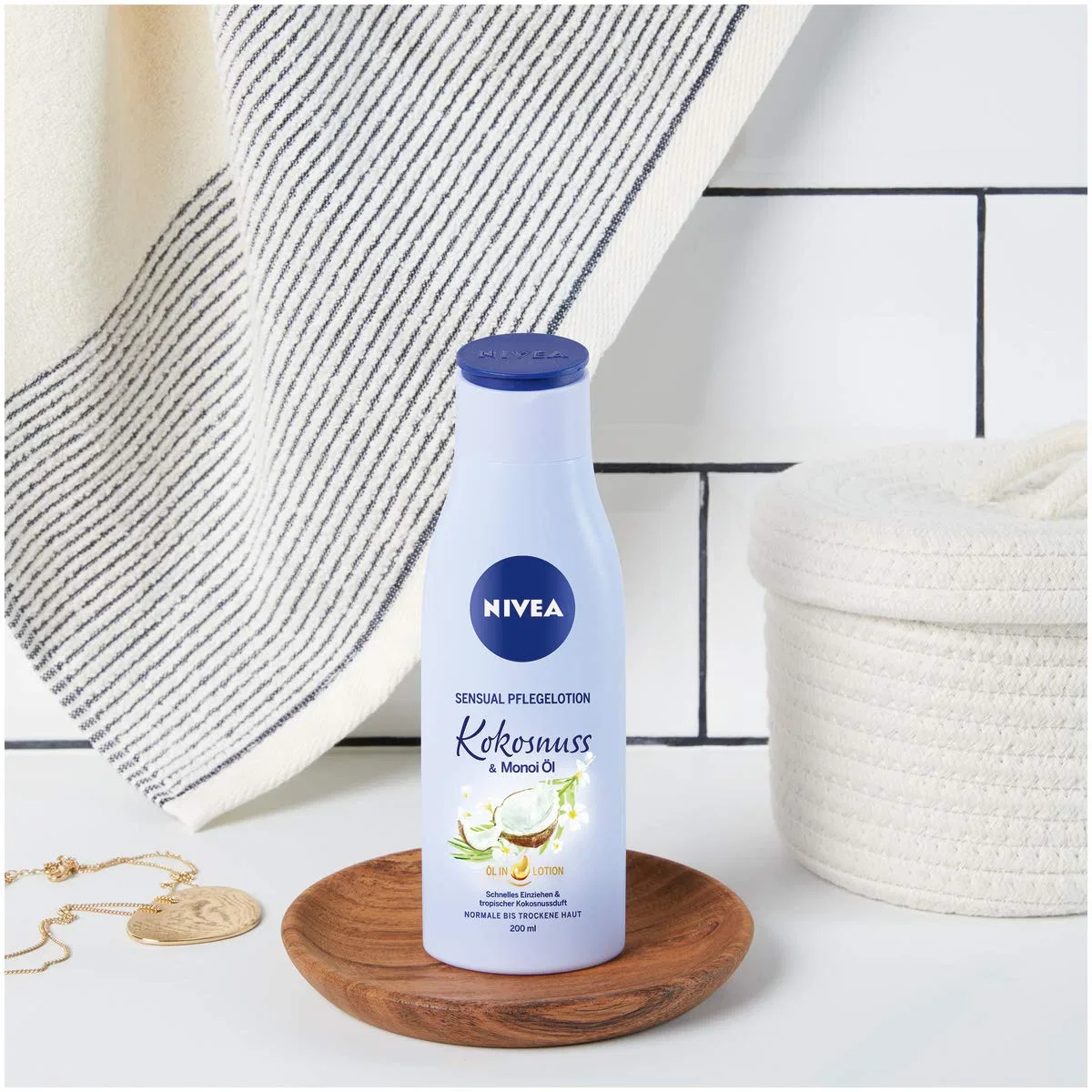 Лосьон для тела NIVEA Sensual Care с кокосовым и монои маслом, 200 мл Nivea — фото 4