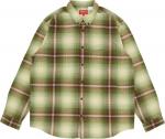 Рубашка Supreme Shadow Plaid Flannel Shirt 'Green', зеленый - фото
