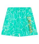 Плавки-шорты с логотипом Versace, синий - фото