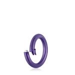 Кольцо-подвеска Tous Hold Medium, серебро/фиолетовый - фото 2