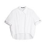 ELLE Рубашка Women's White Lapel Moderate - фото