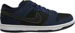 Кроссовки Nike Dunk Low Pro Sb, черно-синий - фото 2