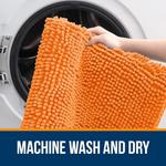 Коврик для туалета Olanly U-образной формы, 60х50 см, оранжевый - фото 4