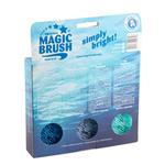 Щетки Kerbl Magic Brush для лошадей, бирюзовый / лиловый / синий - фото 3