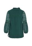NAEMI Блузка в темно-зеленом цвете - фото 2