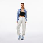 Бейсбольные брюки повседневные унисекс кремовые MLB - фото 7