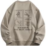 Толстовка унисекс Doraemon, белый - фото 22