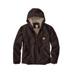 Куртка Carhartt Sherpa Lined Sierra, темно-коричневый - фото