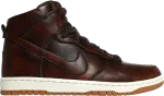 Кроссовки Nike Dunk High Lux SP 'Burnished Leather', коричневый - фото