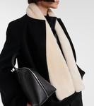 Шерстяной шарф из овчины Toteme, Ecru - фото 2