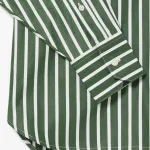 Хлопковая поплиновая рубашка LACOSTE, 291-Jasper Stripes - фото 6