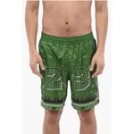 Шорты для плавания с принтом банданы Off-White, Green - фото