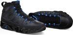 Кроссовки Air Jordan 9 Photo Blue Black Bottom, черный - фото 2