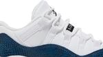 Кроссовки Air Jordan 11 Retro Low PS Navy Snakeskin 2019, белый - фото 2