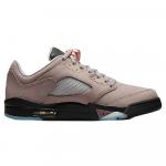 Кроссовки Nike Air Jordan 5 Retro Low PSG, коричневый/черный - фото 6