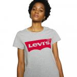 Футболка Levi's The Perfect Tee, серый/красный - фото 4
